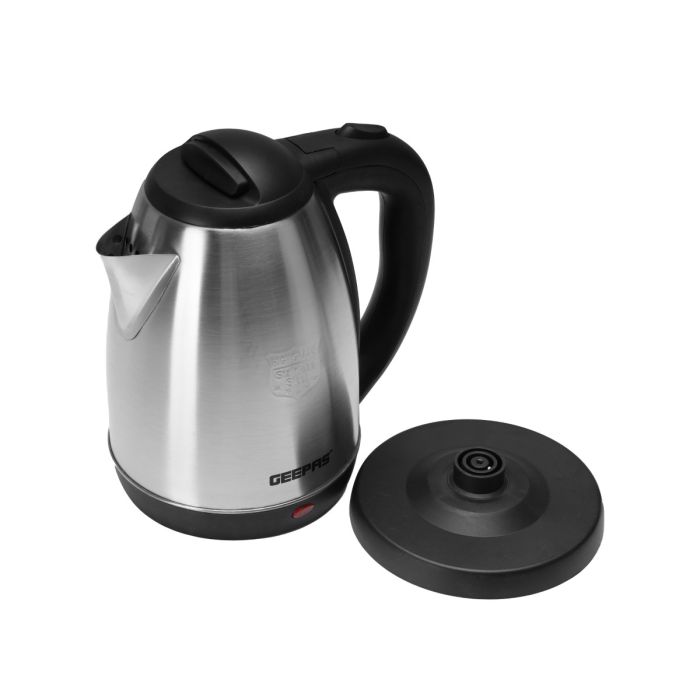 Geepas Stainless Steel Electric Kettle 1.8L | 1800W Fast Boil with Auto Shut-Off & Boil-Dry Protection
