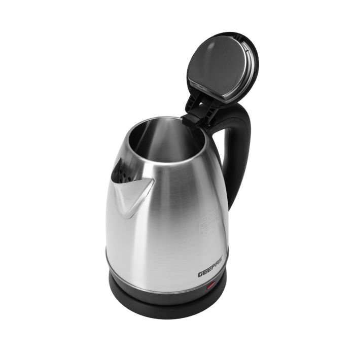 Geepas Stainless Steel Electric Kettle 1.8L | 1800W Fast Boil with Auto Shut-Off & Boil-Dry Protection