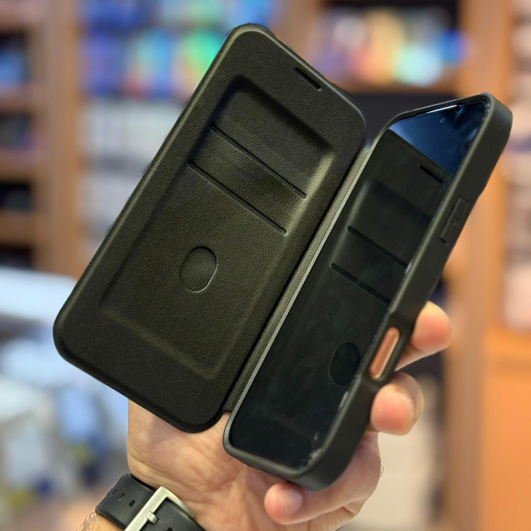 LZEL MagFlip Wallet Case for iPhone 17 Pro Max | Black