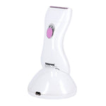 Geepas Rechargeable Lady Shaver | Wet & Dry Use | Washable Design| USB Charging | Dual Blade System | Smooth & Gentle Hair Removal | Compact Cordless Shaver for Women