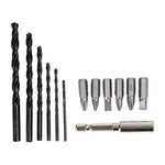 Geepas 18V Cordless Percussion Drill - Driver with Hammer Function, Compact Electric Drill Screwdriver with 2Ah*2 Battery, 15+1 Torque Setting with 2 Speed and LED Light