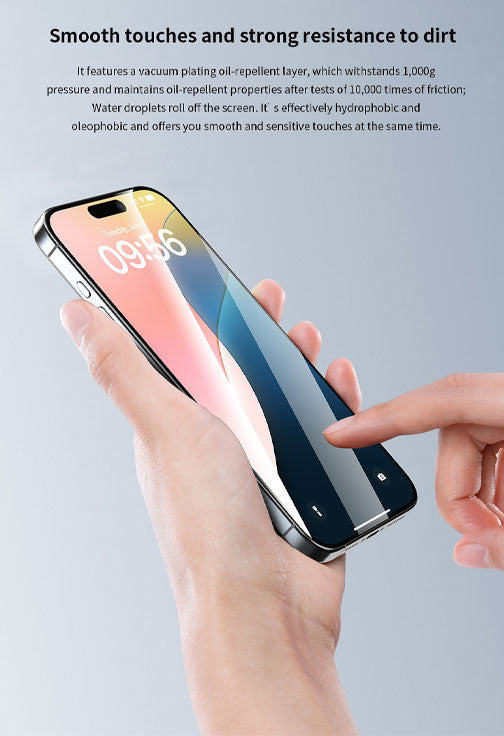 حماية شاشة من 90 Percent من الزجاج المقوى لهاتف iPhone 16 Pro Max