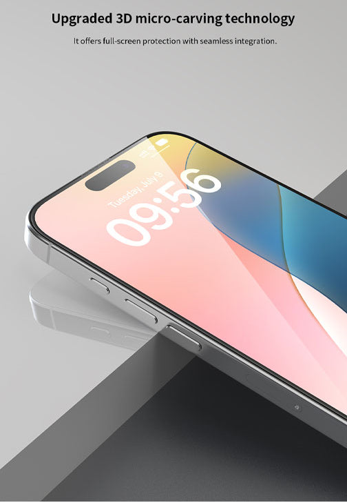 حماية شاشة من 90 Percent من الزجاج المقوى لهاتف iPhone 16 Pro Max