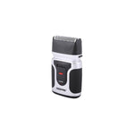 Geepas Rechargeable Shaver – Wet & Dry, Dual Floating Blades, Nose & Sideburn Trimmer, LED, Portable