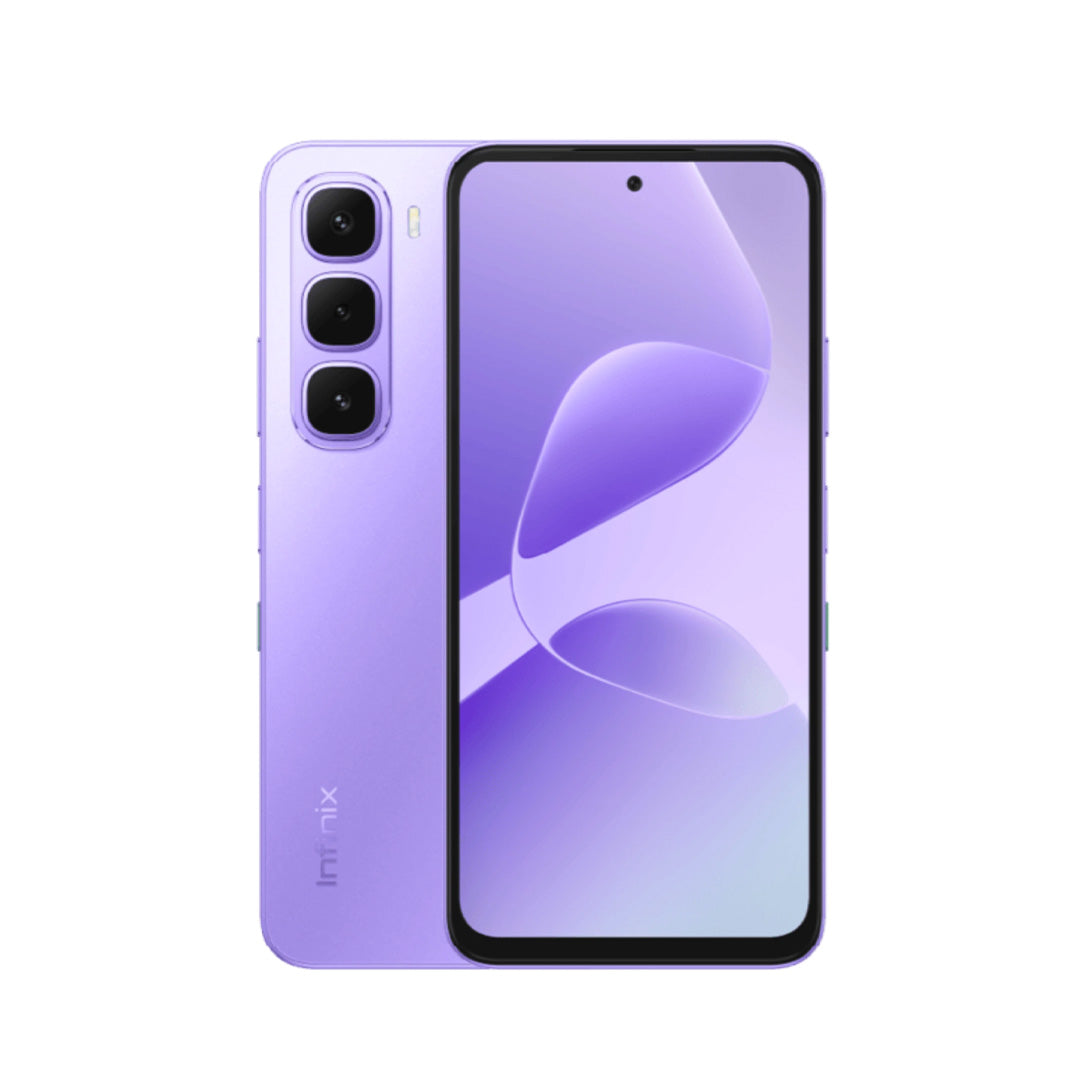 هاتف Infinix Hot 60i 4G – مساحة تخزين 128GB / رام 4+4GB، بطارية بسعة 5160mAh | بنفسجي