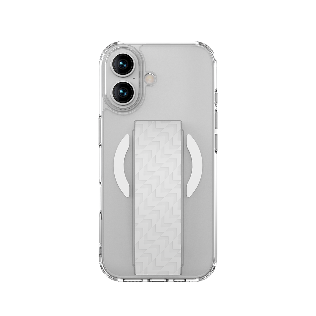 كڤر حماية LZEL MagNexa Grip MagSafe لهاتف iPhone 17 | أبيض