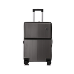 90 Percent 4 Wheels Abs Aluminum Frame 20 Inch Suitcase | Black