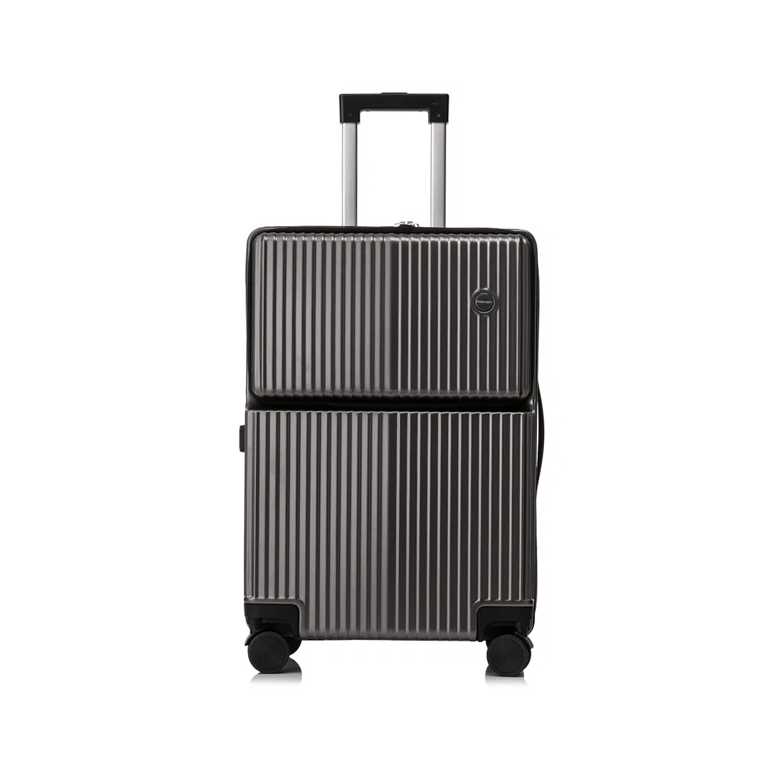 90 Percent 4 Wheels Abs Aluminum Frame 20 Inch Suitcase | Black