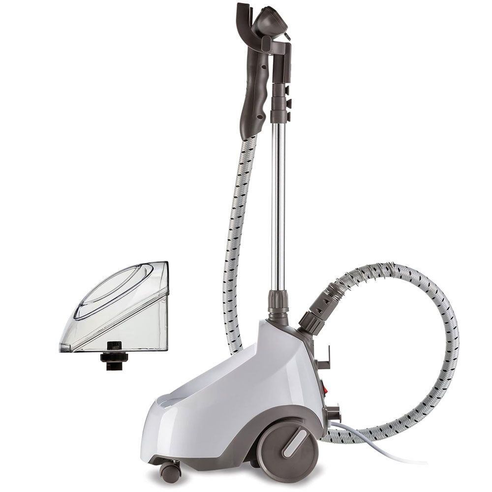 Kenwood Garment Steamer 1500W – 2L Water Tank, Rotary Wheels & Glove | White
