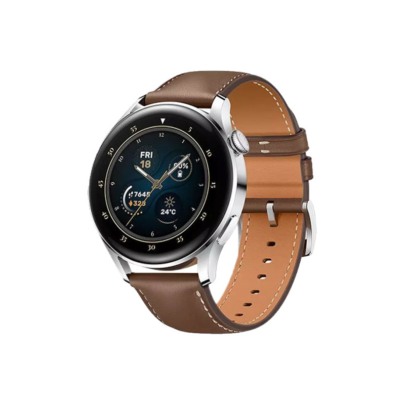 Huawei Watch 3 Stainless Steel Smartwatch - Brown