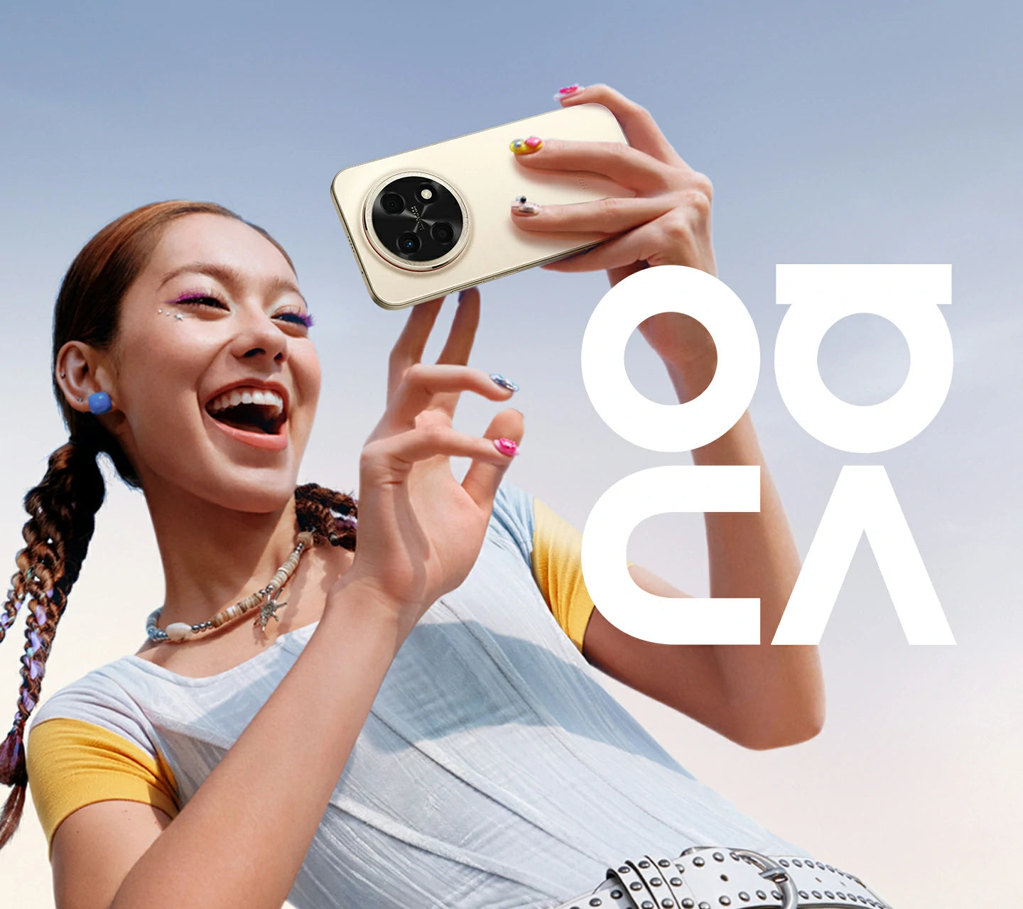 هاتف HUAWEI Nova 15 Max سعة 256 جيجابايت، 8 جيجابايت RAM، شاشة OLED ‏6.84 بوصة 120Hz، معالج Kirin | ذهبي + سماعات HUAWEI FreeBuds SE 2 اللاسلكية