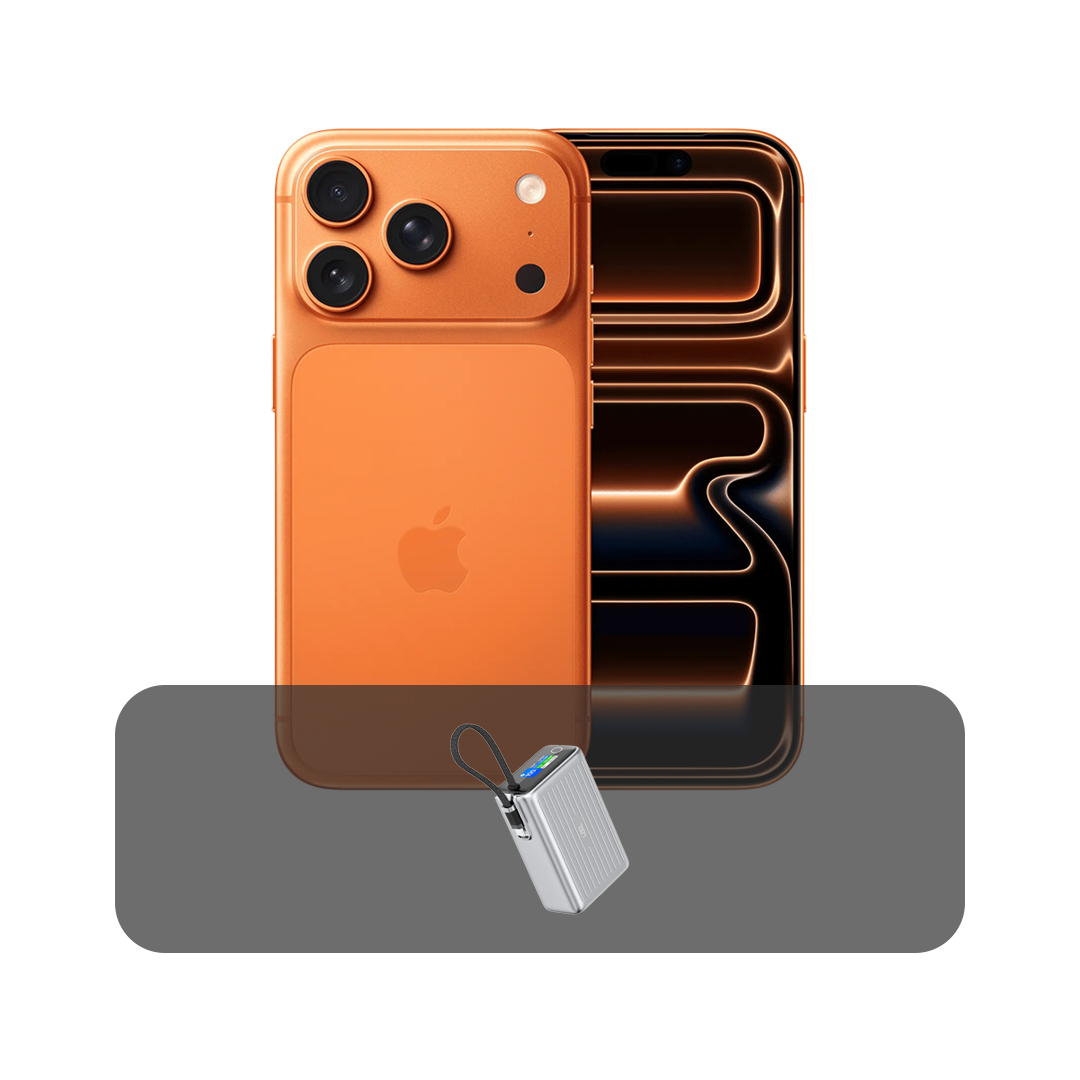 Apple iPhone 17 Pro Max- 256GB - 6.9 inch - Dual eSim+ Bundle Offer (Middle East Version) | Cosmic Orange