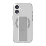 LZEL MagClear LeatherGrip Case for iPhone 17 | Titanium