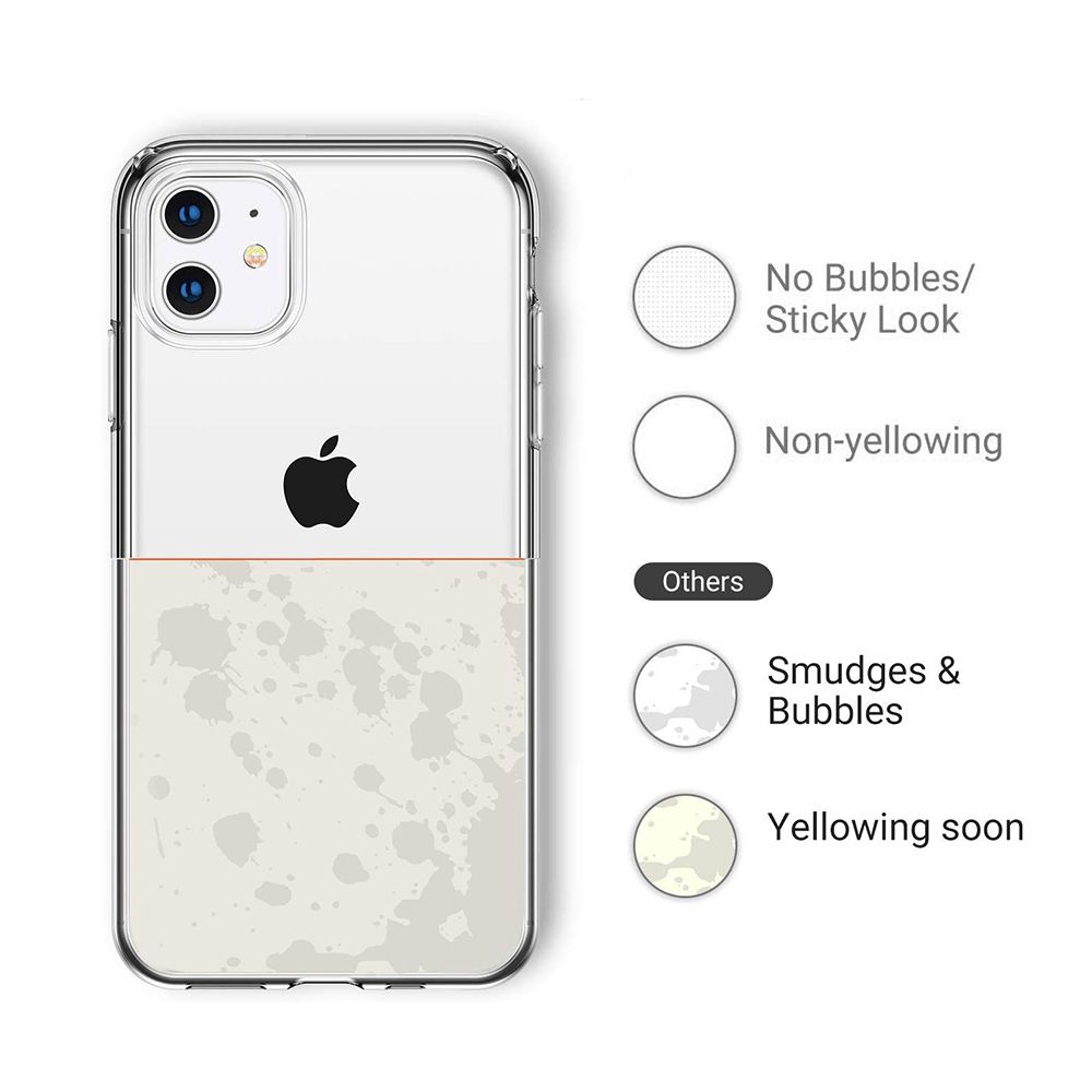 كڤر حماية PureArmor Shield من 90 Percent لهاتف IPhone 11 | شفاف