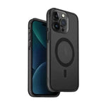 Uniq Hybrid Case For iPhone 15 Pro Magclick Charging Calio | Smoked Grey Tinted