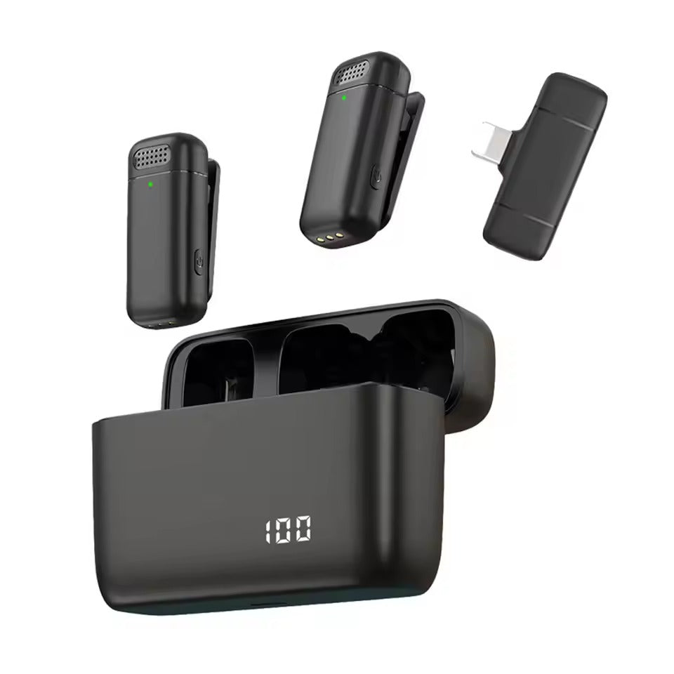 ميكروفون لاسلكي ثنائي بكيبل Lightning