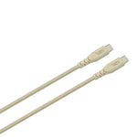 LZEL Celeris Power Eco Friendly 60w USB-C to USB-C Cable 1.2m | Oatmeal/Off-White