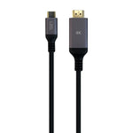 LZEL Celeris Power C Stream Fabric Braided 4k USB-C to HDMI Cable 2m | Black