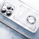 Slide Magnetic Card Pocket With 360 Ring Bracket