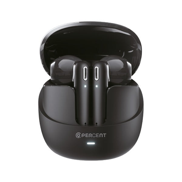 سماعات أذن Soundrift 90 Series TWS  من 90 Percent – صوت ستريو فاخر وتقنية متقدمة | أسود