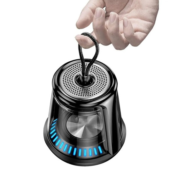 LZEL Aquilasonus Lamp Compact Waterproof Bluetooth Speaker With Dynamic RGB Lights | Black