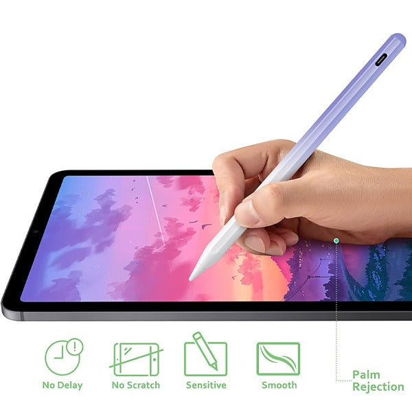 LZEL Protouch Neo iPad Pencil With Palm Rejection |Purple/White