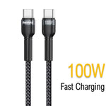 Remax 100W PD Fast Charging USB-C To USB-C Cable | Black