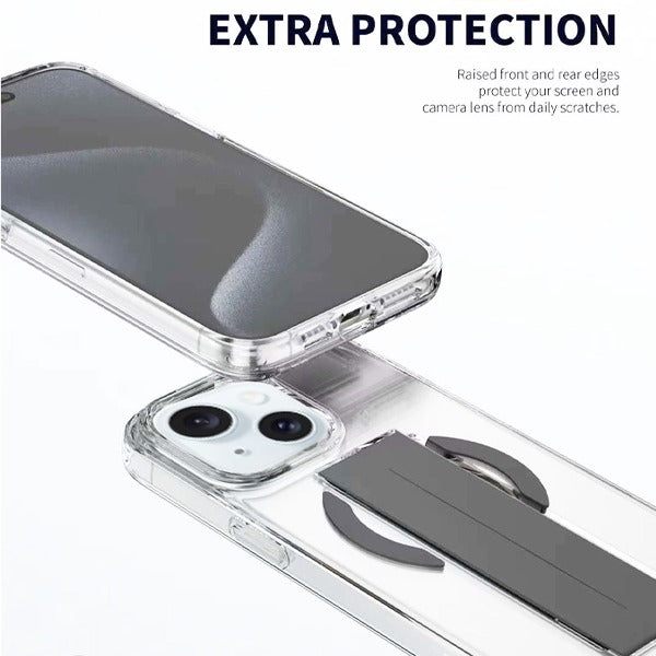 Asli Global iPhone 15 Case With Silicone Grip & Magsafe | Titanium