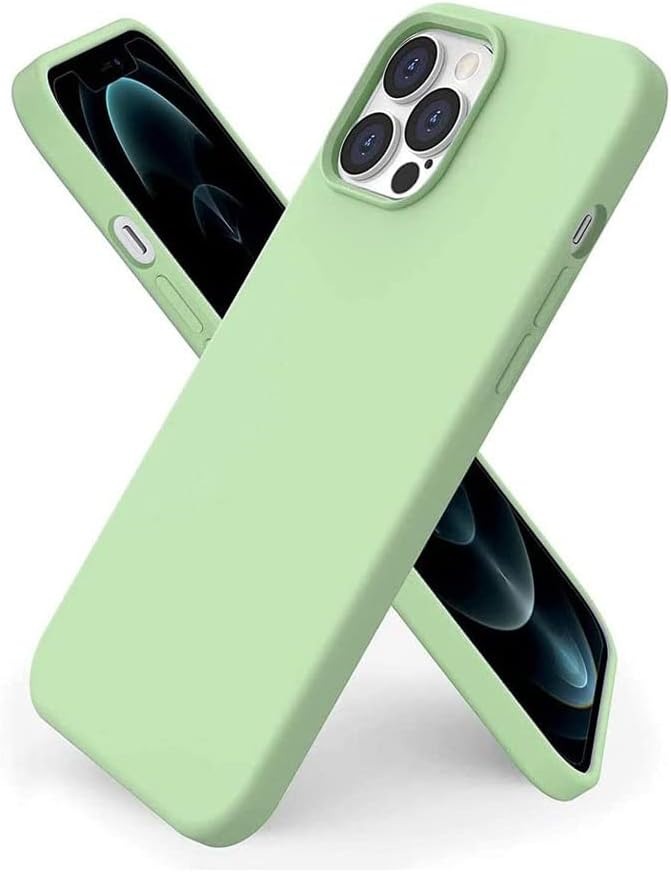 Asli Global iPhone 15 Pro Silicone Magsafe Cover | Light Green