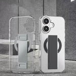 Asli Global iPhone 16 Plus Leather Grip Case Clear
