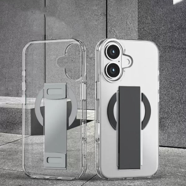 Asli Global iPhone 16 Plus Leather Grip Case Clear