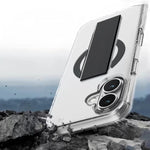 Asli Global iPhone 16 Plus Leather Grip Case Clear