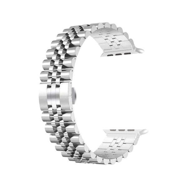 سوار لساعة أبل ستانلس ستيل 45/49 | فضي