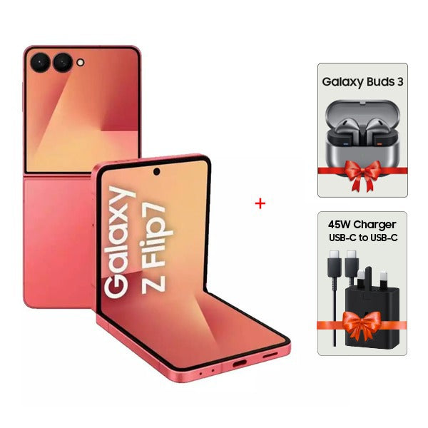 Samsung Galaxy Z Flip7 12GB RAM - 256GB + Gifts | Coralred