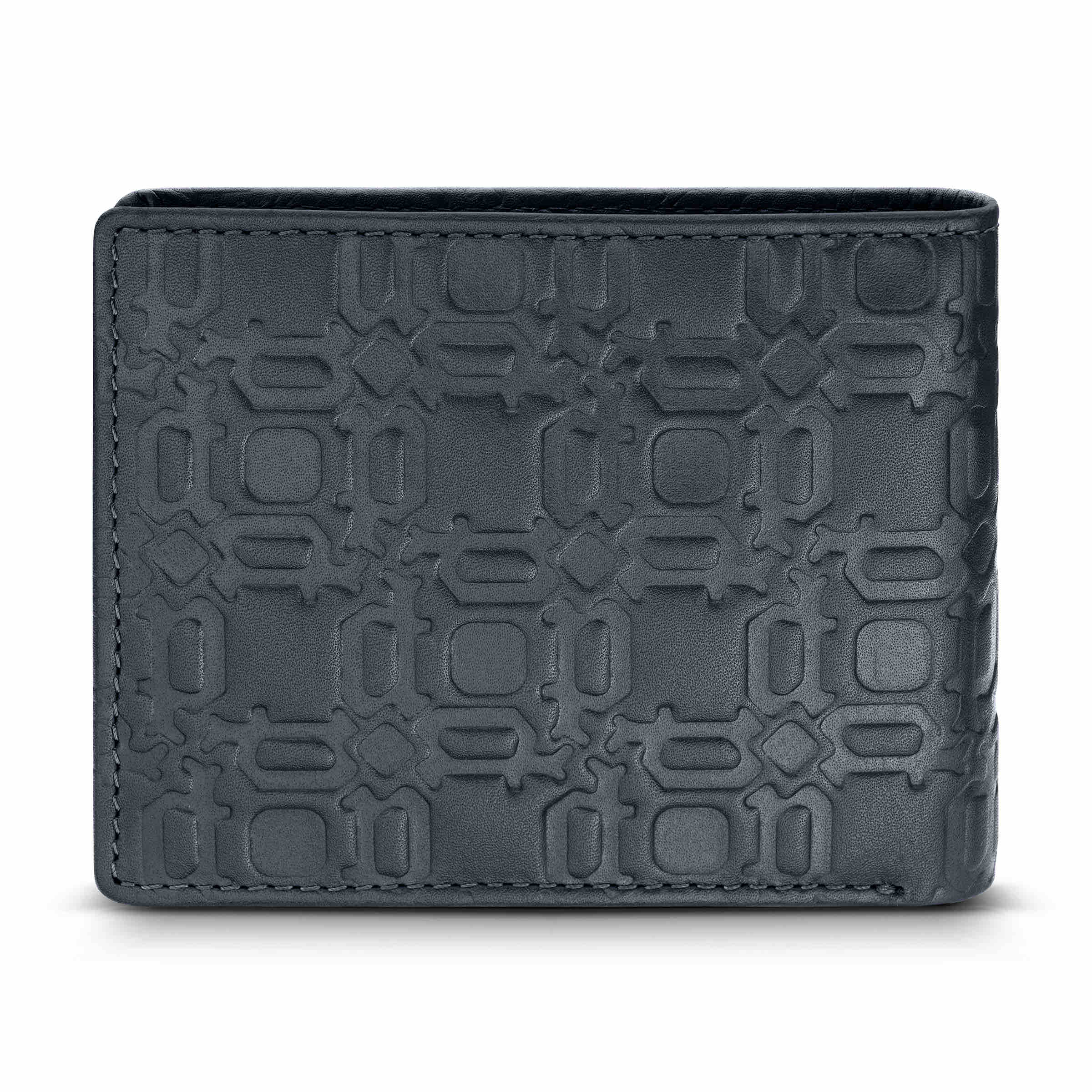 Dario Mens Leather Wallet W/P Navy Blue