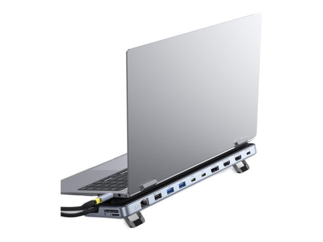 هاب Baseus EliteJoy EH3 متعدد الاستخدامات 12 في 1 مع قاعدة | رمادي 