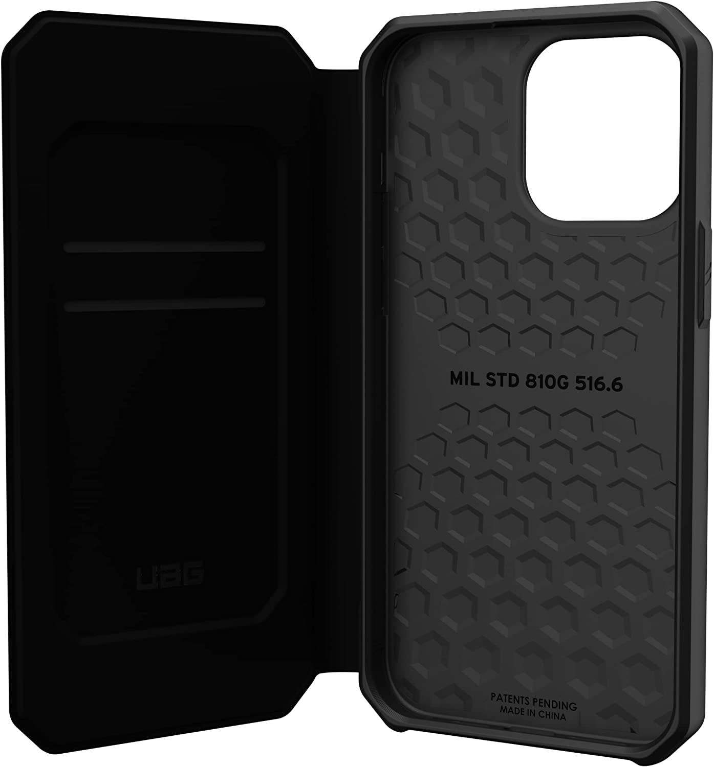 UAG Metropolis iPhone 14 Pro Max Book Cover Black | 114047113940