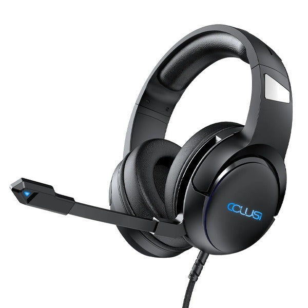 Colusi Gaming Headset 3.5+USB Compatible With Pc/desktop/laptop/ Switch/ps4/ps5/xbox Black