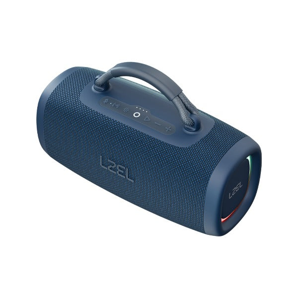LZEL Aquilasonus Max Portable Waterproof Bluetooth Speaker With RGB Lights | Blue