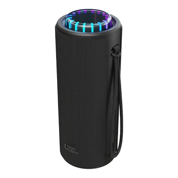 LZEL Aquilasonus Elite Portable Bluetooth Speaker With Vibe Lights | Black