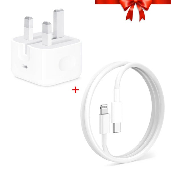 Apple Bundle - 20W USB-C Power Adapter + 1M Cable USB-C To Lightning