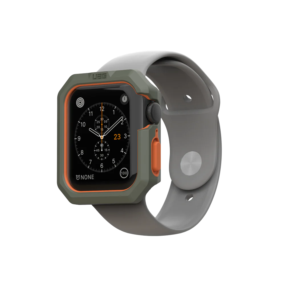 UAG Apple Watch 44mm Series 4/5/6/SE/SE2 Civilian Case (Olive/Orange)