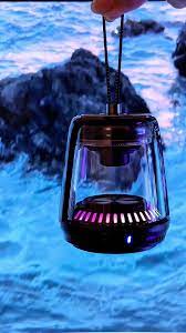 LZEL Aquilasonus Lamp Compact Waterproof Bluetooth Speaker With Dynamic RGB Lights | Black