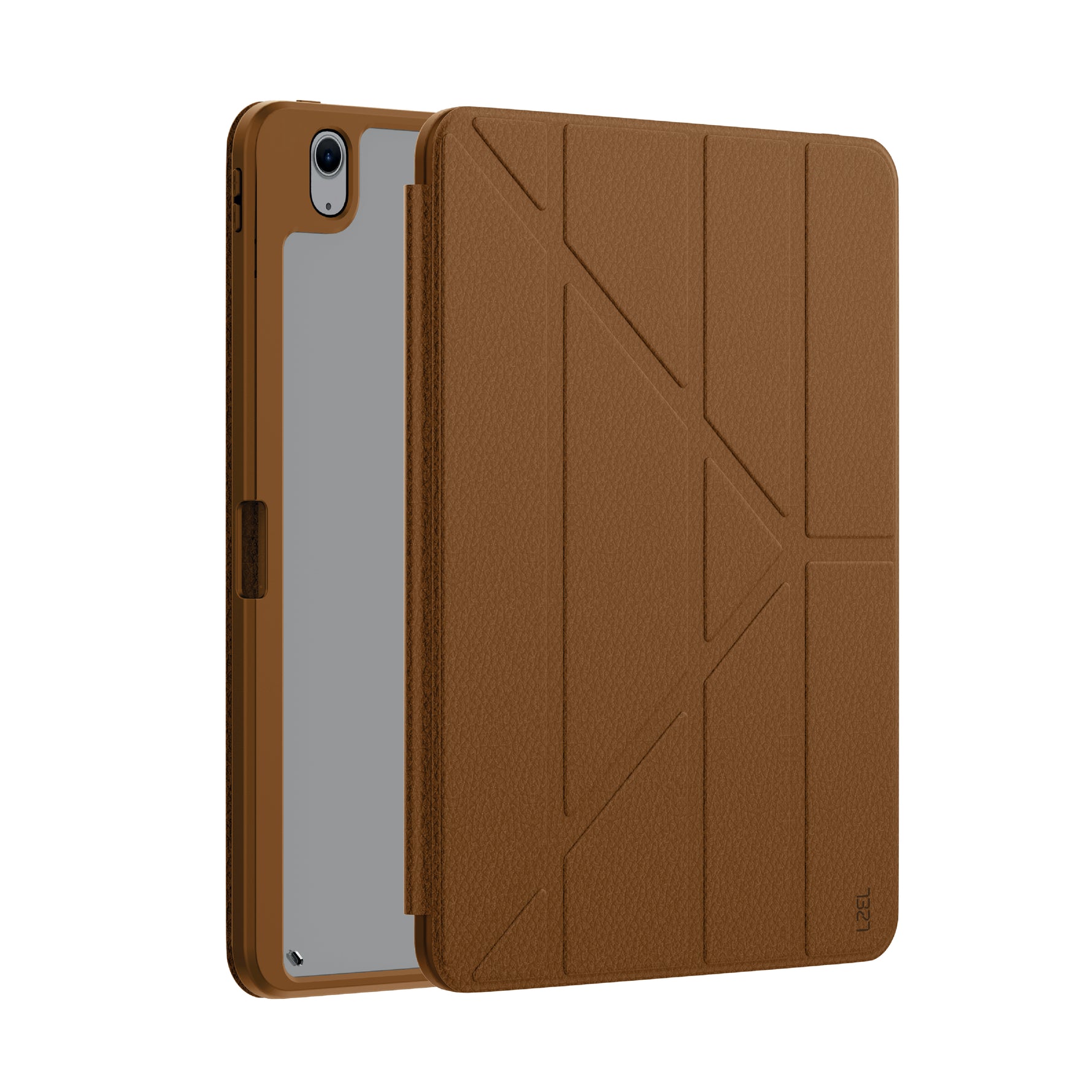 LZEL iPad 10.9" Leather Smart Imperium Folio Series Case | Brown