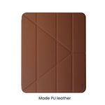 LZEL iPad 10.9" Leather Smart Imperium Folio Series Case | Brown