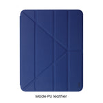 LZEL iPad 10.9" Leather Smart Imperium Folio Series Case | Blue