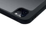 كڤر حماية مصنوع من الجلد لجهاز آيباد برو 11 بوصة مع حامل قابل للطي |أسود