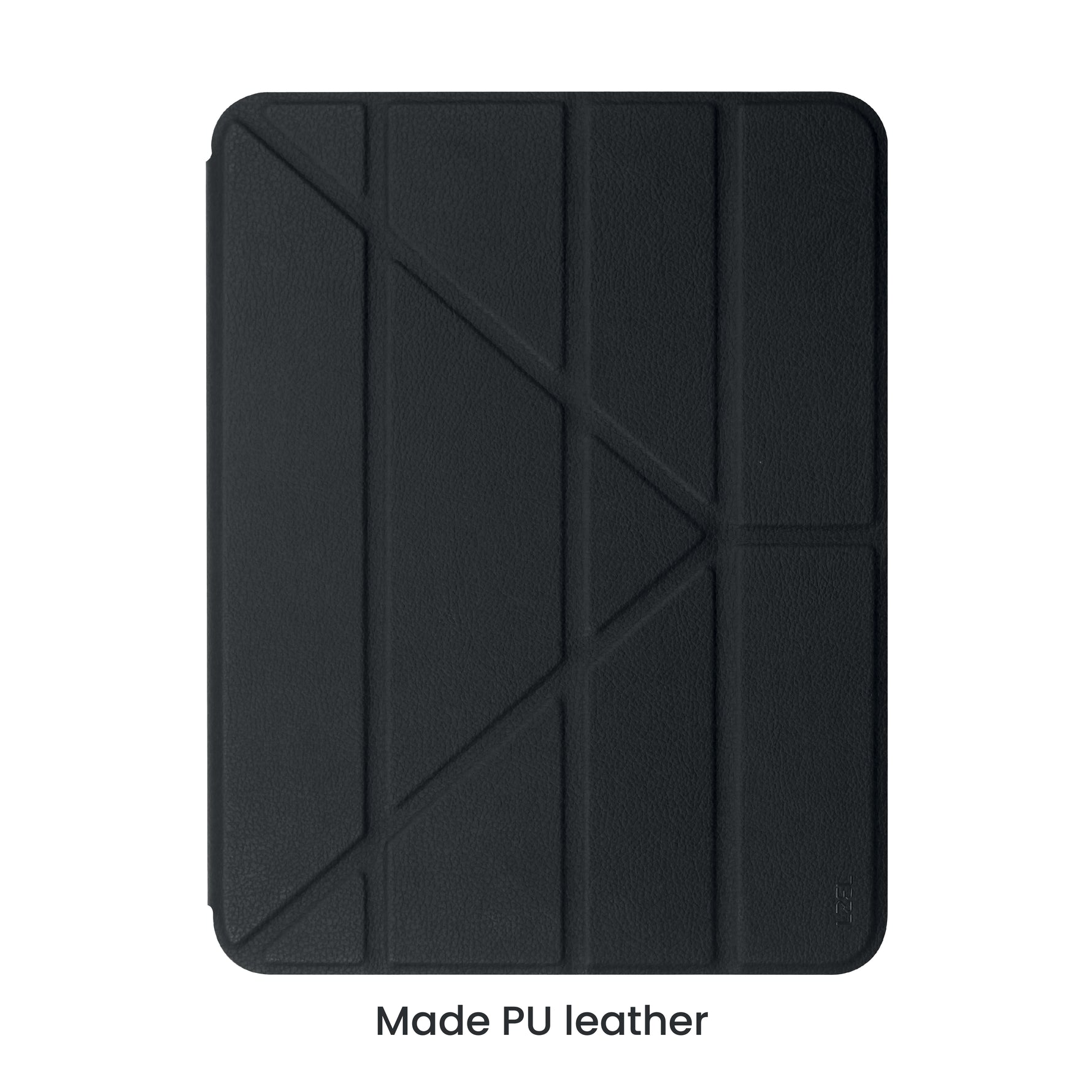 كڤر حماية مصنوع من الجلد لجهاز آيباد برو 11 بوصة مع حامل قابل للطي |أسود