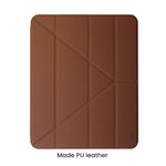 LZEL iPad Pro 13" Leather Smart Imperium Folio Series Case | Brown
