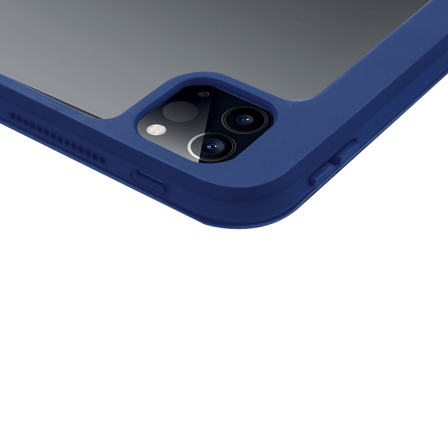 كڤر حماية مصنوع من  الجلد لجهاز آيباد برو 11 بوصة مع حامل قابل للطي | أزرق